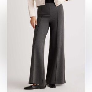 Quince Ponte super wide leg pant